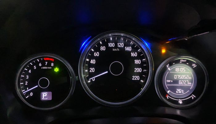 2017 Honda City 1.5L I-VTEC ZX CVT, Petrol, Automatic, 75,921 km, Odometer Image