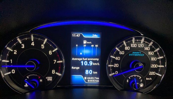 2020 Maruti Ciaz ALPHA 1.5 SHVS PETROL, Petrol, Manual, 64,443 km, Odometer Image