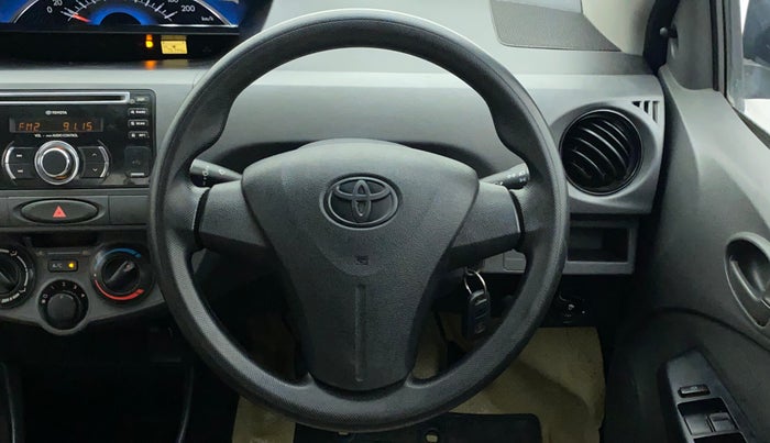 2013 Toyota Etios Liva G, Petrol, Manual, 75,804 km, Steering Wheel Close Up