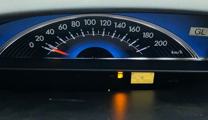 2013 Toyota Etios Liva G, Petrol, Manual, 75,804 km, Odometer Image