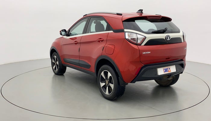2018 Tata NEXON XZA + 1.2 PETROL A/T, Petrol, Automatic, 44,828 km, Left Back Diagonal