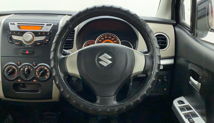 2015 Maruti Wagon R 1.0 VXI, Petrol, Manual, 27,184 km, Steering Wheel Close Up