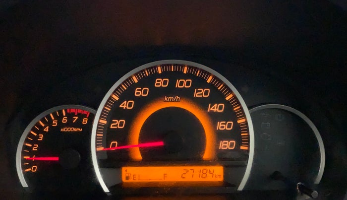 2015 Maruti Wagon R 1.0 VXI, Petrol, Manual, 27,184 km, Odometer Image