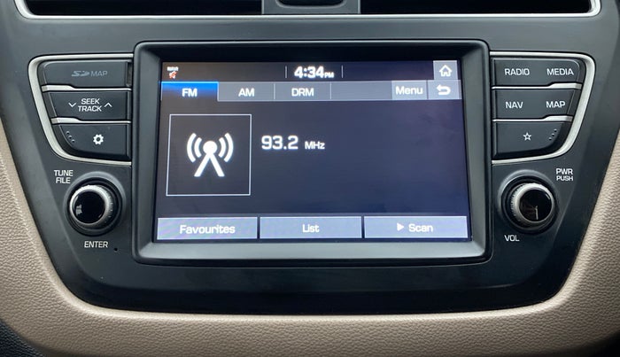 2019 Hyundai Elite i20 1.2 SPORTS PLUS VTVT, Petrol, Manual, 82,667 km, Infotainment System