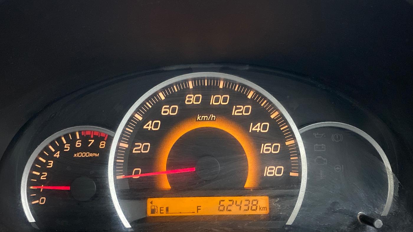 2013 Maruti Wagon R 1.0 VXI, Petrol, Manual, 62,438 km, Odometer Image