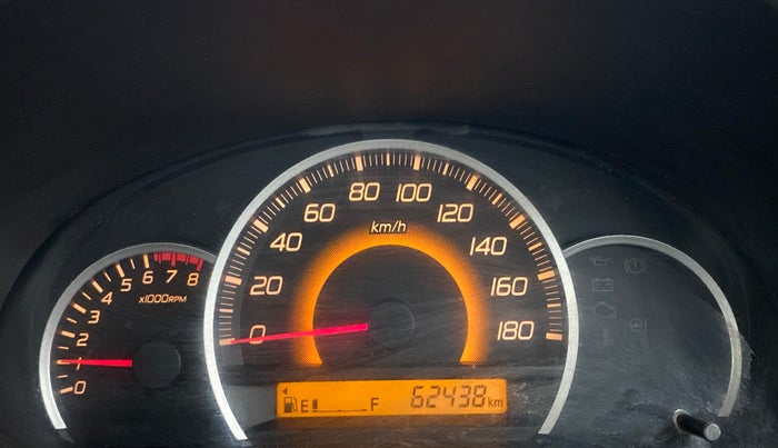 2013 Maruti Wagon R 1.0 VXI, Petrol, Manual, 62,438 km, Odometer Image
