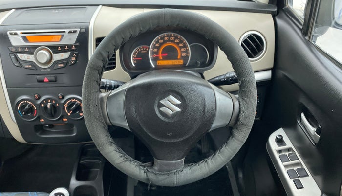 2013 Maruti Wagon R 1.0 VXI, Petrol, Manual, 62,438 km, Steering Wheel Close Up