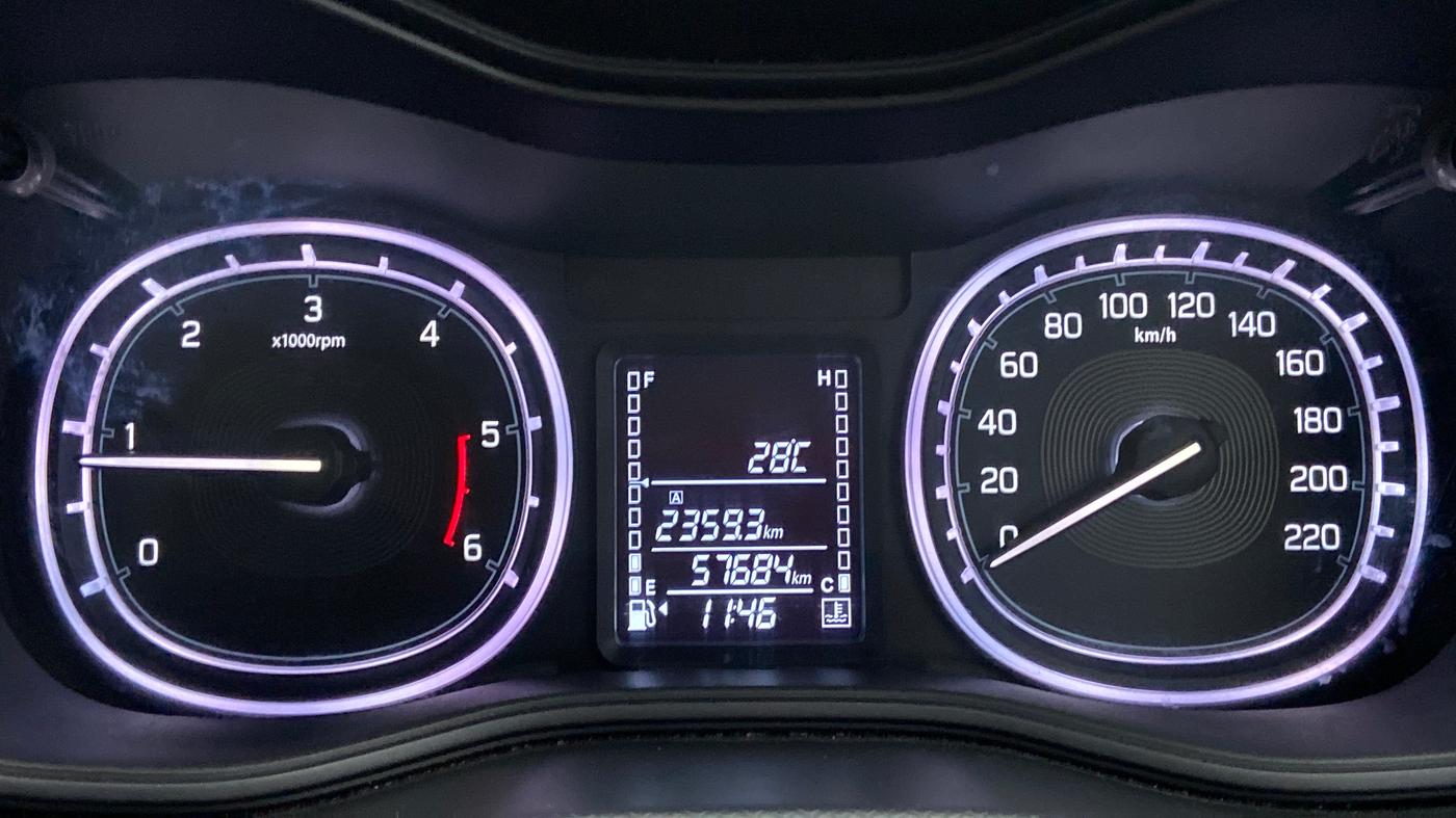 2016 Maruti Vitara Brezza ZDI PLUS DUAL TONE, Diesel, Manual, 57,697 km, Odometer Image