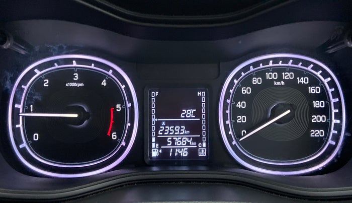 2016 Maruti Vitara Brezza ZDI PLUS DUAL TONE, Diesel, Manual, 57,697 km, Odometer Image