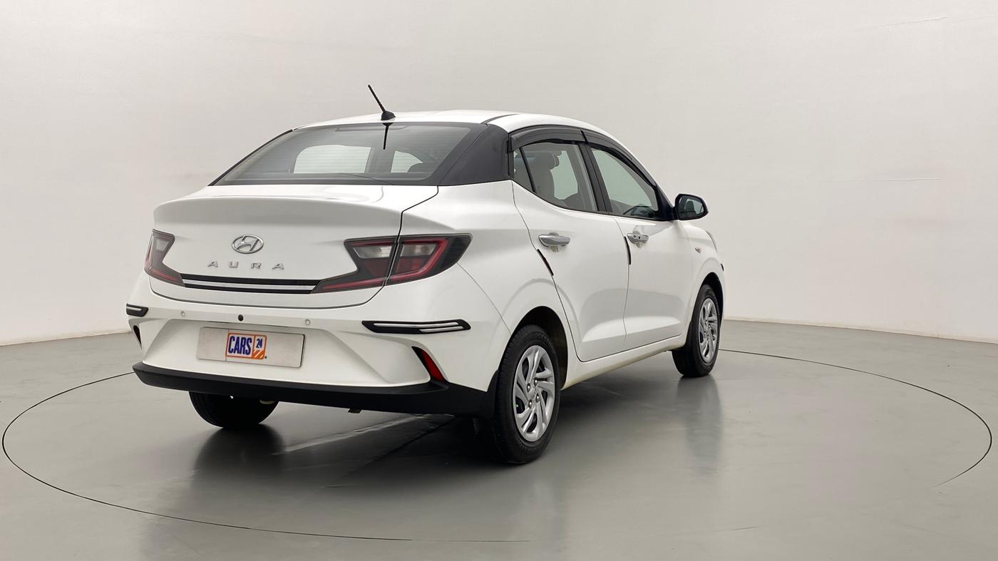 2020 Hyundai AURA S 1.2 Kappa MT, Petrol, Manual, 42,548 km, Right Back Diagonal