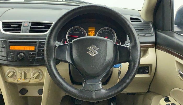 2014 Maruti Swift Dzire VXI, Petrol, Manual, 84,122 km, Steering Wheel Close Up