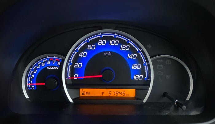 2018 Maruti Wagon R 1.0 VXI, Petrol, Manual, 51,370 km, Odometer Image