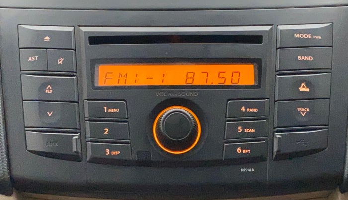 2012 Maruti Swift Dzire VXI, Petrol, Manual, 84,260 km, Infotainment System