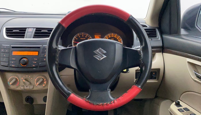 2012 Maruti Swift Dzire VXI, Petrol, Manual, 84,260 km, Steering Wheel Close Up