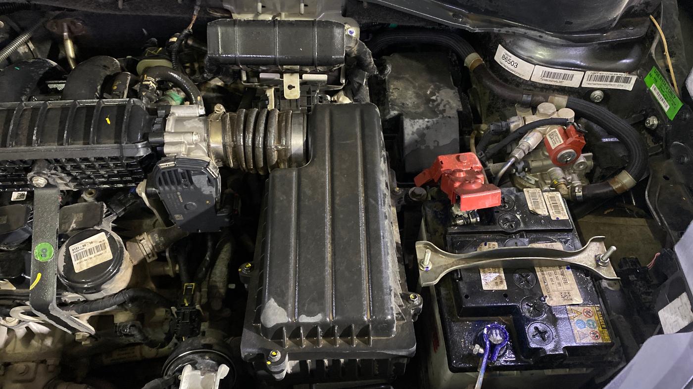 2024 Tata PUNCH ACCOMPLISHED MT CNG, CNG, Manual, 56,506 km, Engine View - Left