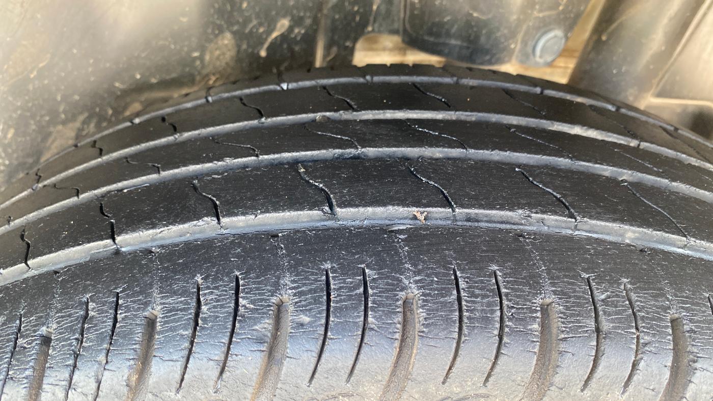 2021 Maruti Vitara Brezza VXI, Petrol, Manual, 46,000 km, Left Rear Tyre Tread