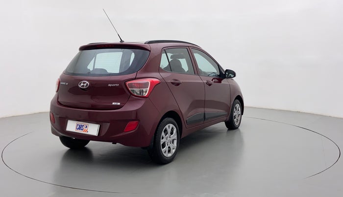 2016 Hyundai Grand i10 SPORTZ 1.2 KAPPA VTVT, Petrol, Manual, 64,041 km, Right Back Diagonal