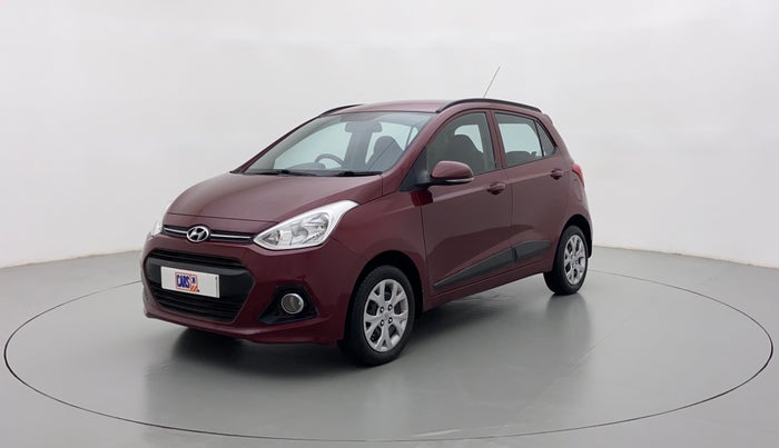 2016 Hyundai Grand i10 SPORTZ 1.2 KAPPA VTVT, Petrol, Manual, 64,041 km, Left Front Diagonal