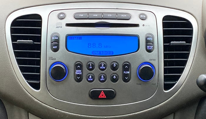 2011 Hyundai i10 SPORTZ 1.2, Petrol, Manual, 47,973 km, Infotainment System