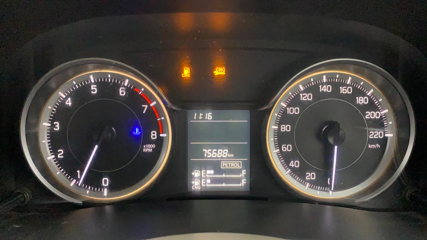 2020 Maruti Ertiga VXI CNG, CNG, Manual, 75,697 km, Odometer Image