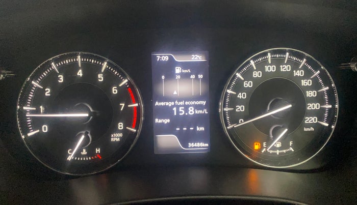2022 Maruti Baleno ALPHA PETROL 1.2, Petrol, Manual, 36,483 km, Odometer Image