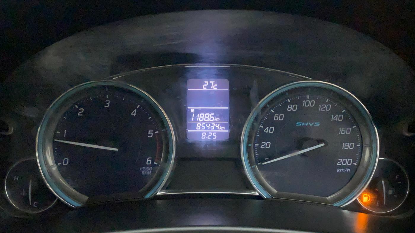 2016 Maruti Ciaz ZDI SHVS, Diesel, Manual, 85,590 km, Odometer Image