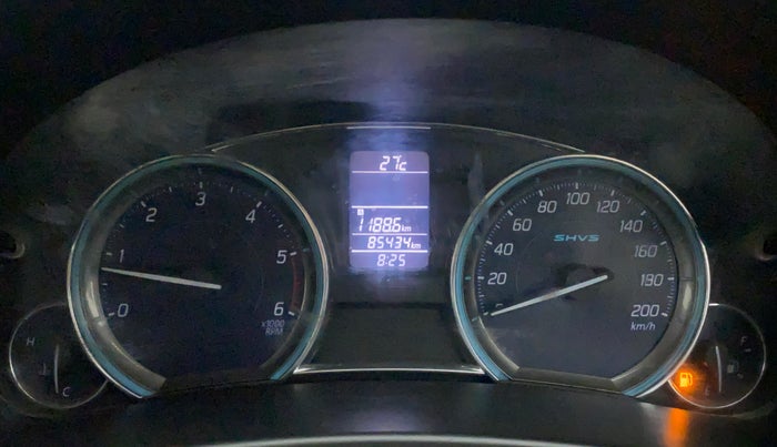 2016 Maruti Ciaz ZDI SHVS, Diesel, Manual, 85,590 km, Odometer Image