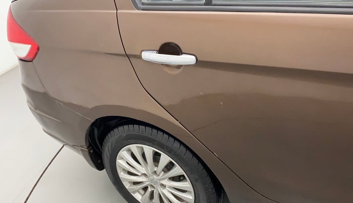 2016 Maruti Ciaz ZDI SHVS, Diesel, Manual, 85,590 km, Right quarter panel - Paint has minor damage