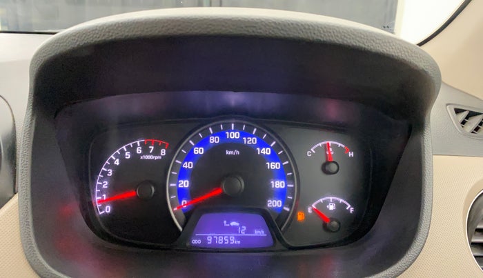 2015 Hyundai Xcent S 1.2, CNG, Manual, 97,853 km, Odometer Image