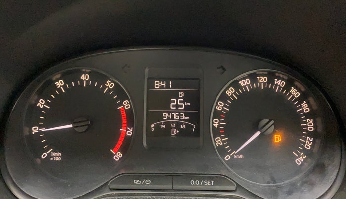 2019 Skoda Rapid STYLE 1.6 MPI, Petrol, Manual, 94,983 km, Odometer Image