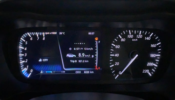 2020 Tata ALTROZ XZ PETROL, Petrol, Manual, 8,268 km, Odometer Image