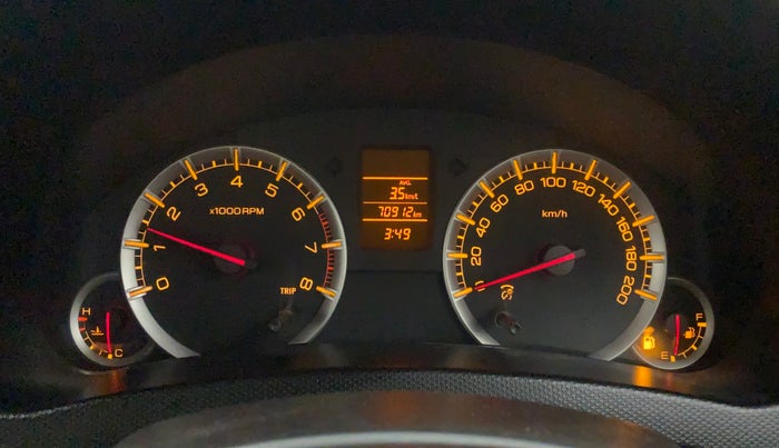 2012 Maruti Swift Dzire VXI, Petrol, Manual, 70,970 km, Odometer Image