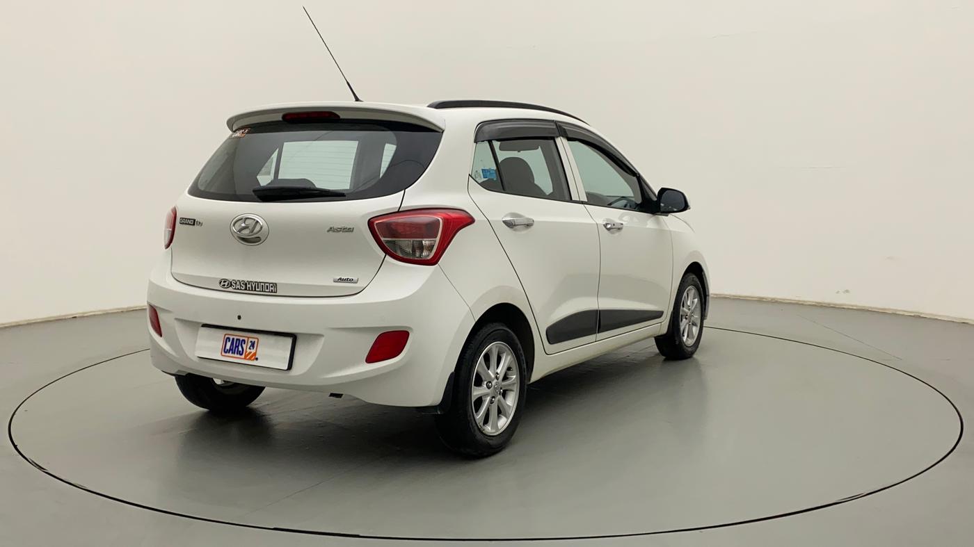 2015 Hyundai Grand i10 ASTA AT 1.2 KAPPA VTVT, Petrol, Automatic, 16,739 km, Right Back Diagonal