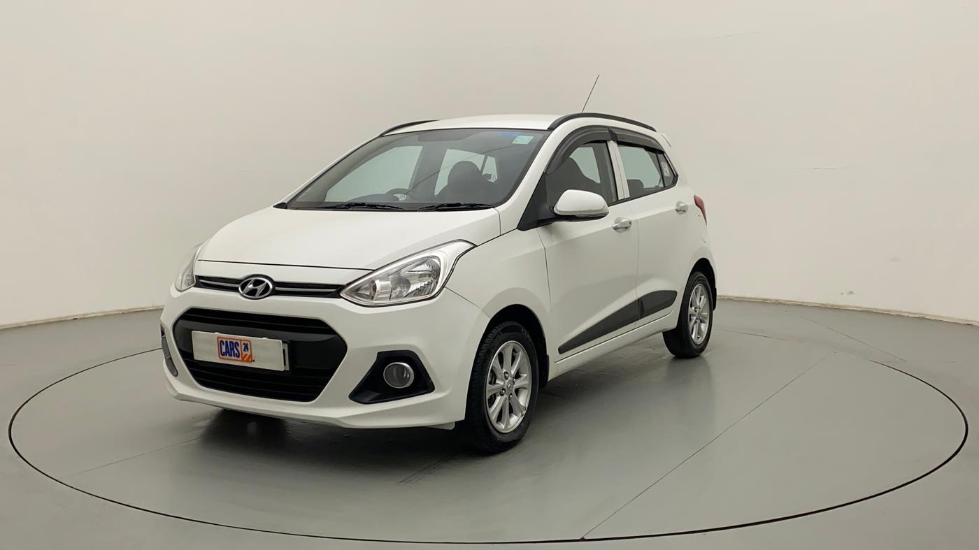 2015 Hyundai Grand i10 ASTA AT 1.2 KAPPA VTVT, Petrol, Automatic, 16,739 km, Left Front Diagonal