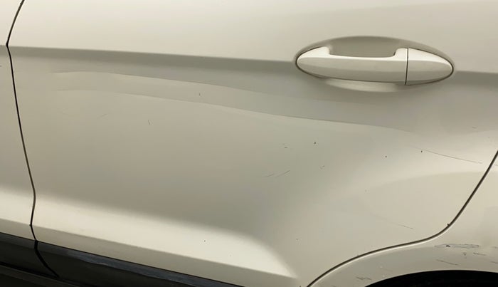 2015 Ford Ecosport TITANIUM 1.5L PETROL AT, Petrol, Automatic, 85,954 km, Rear left door - Minor scratches