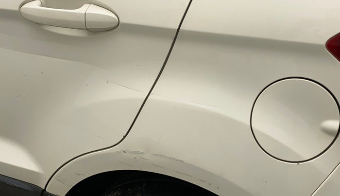 2015 Ford Ecosport TITANIUM 1.5L PETROL AT, Petrol, Automatic, 85,954 km, Left quarter panel - Slightly dented
