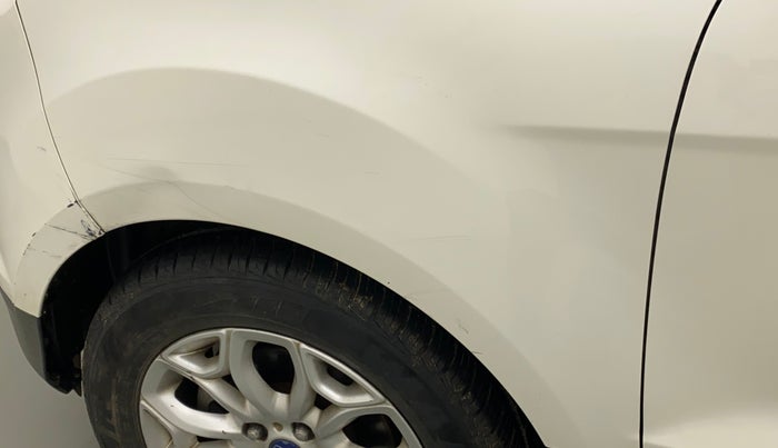 2015 Ford Ecosport TITANIUM 1.5L PETROL AT, Petrol, Automatic, 85,954 km, Left fender - Slightly dented