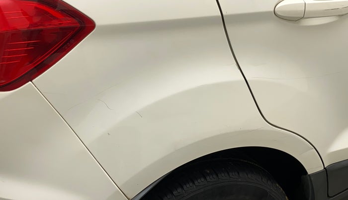 2015 Ford Ecosport TITANIUM 1.5L PETROL AT, Petrol, Automatic, 85,954 km, Right quarter panel - Slightly dented