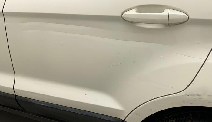 2015 Ford Ecosport TITANIUM 1.5L PETROL AT, Petrol, Automatic, 85,954 km, Rear left door - Slightly dented