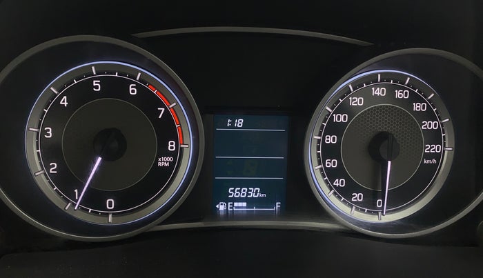 2020 Maruti Dzire VXI, Petrol, Manual, 56,825 km, Odometer Image