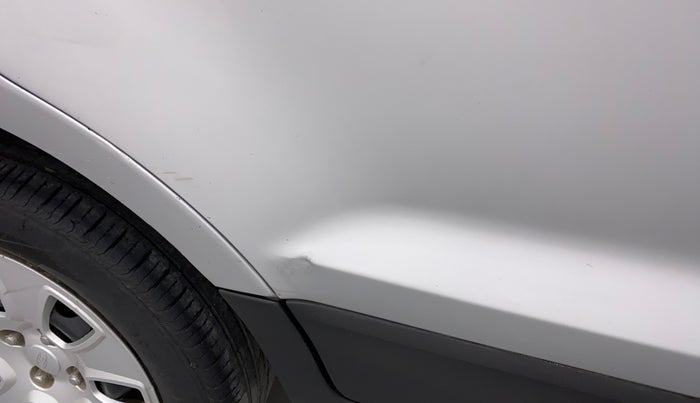 2018 Ford Ecosport TREND 1.5L DIESEL, Diesel, Manual, 1,10,049 km, Right rear door - Slightly dented
