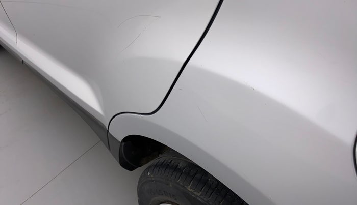 2018 Ford Ecosport TREND 1.5L DIESEL, Diesel, Manual, 1,10,049 km, Left quarter panel - Minor scratches