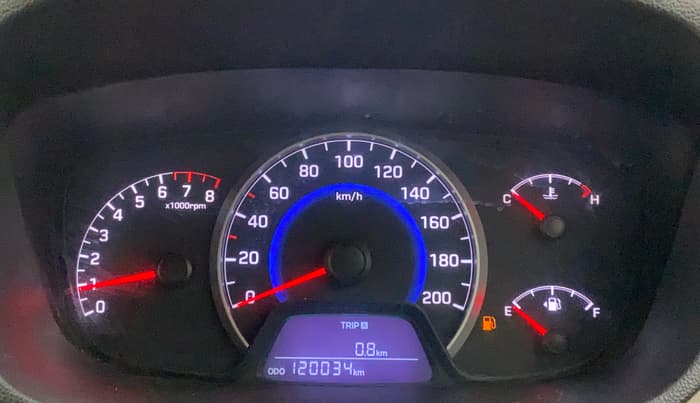 2014 Hyundai Grand i10 SPORTZ 1.2 KAPPA VTVT, CNG, Manual, 1,19,876 km, Odometer Image