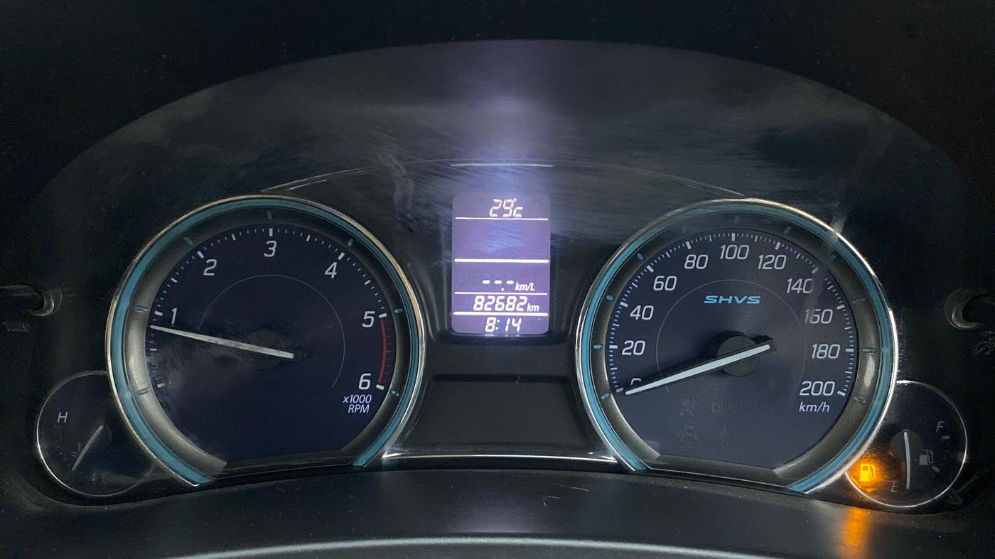 2016 Maruti Ciaz ZDI+ SHVS, Diesel, Manual, 82,681 km, Odometer Image