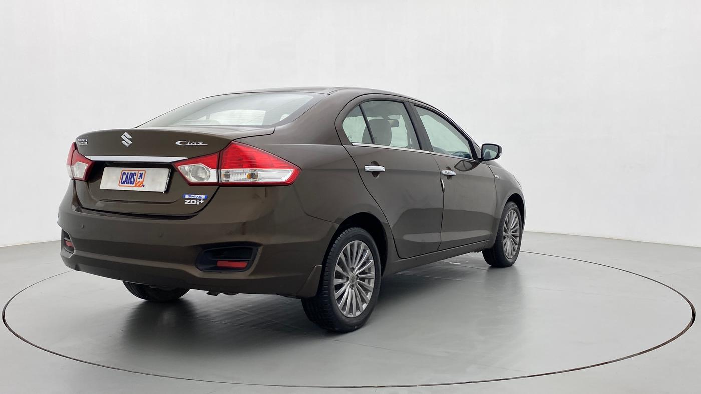 2016 Maruti Ciaz ZDI+ SHVS, Diesel, Manual, 82,681 km, Right Back Diagonal