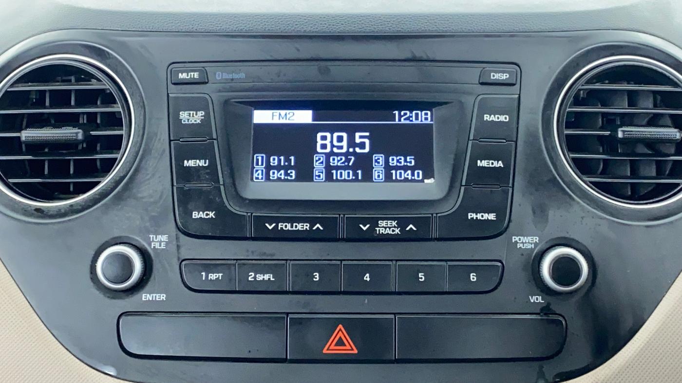 2018 Hyundai Grand i10 MAGNA 1.2 KAPPA VTVT, CNG, Manual, 43,762 km, Infotainment System