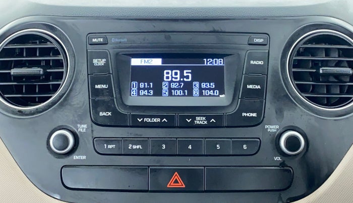 2018 Hyundai Grand i10 MAGNA 1.2 KAPPA VTVT, CNG, Manual, 43,762 km, Infotainment System
