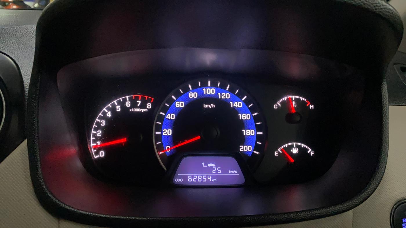2015 Hyundai Xcent SX 1.2, Petrol, Manual, 62,843 km, Odometer Image