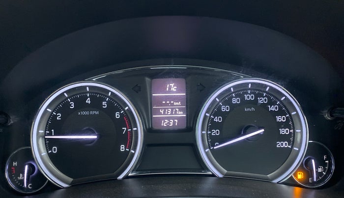 2017 Maruti Ciaz DELTA 1.4 VVT, Petrol, Manual, 41,469 km, Odometer Image