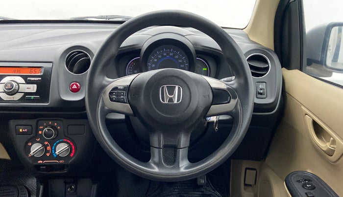 2015 Honda Amaze 1.2 SMT I VTEC, Petrol, Manual, 60,266 km, Steering Wheel Close Up